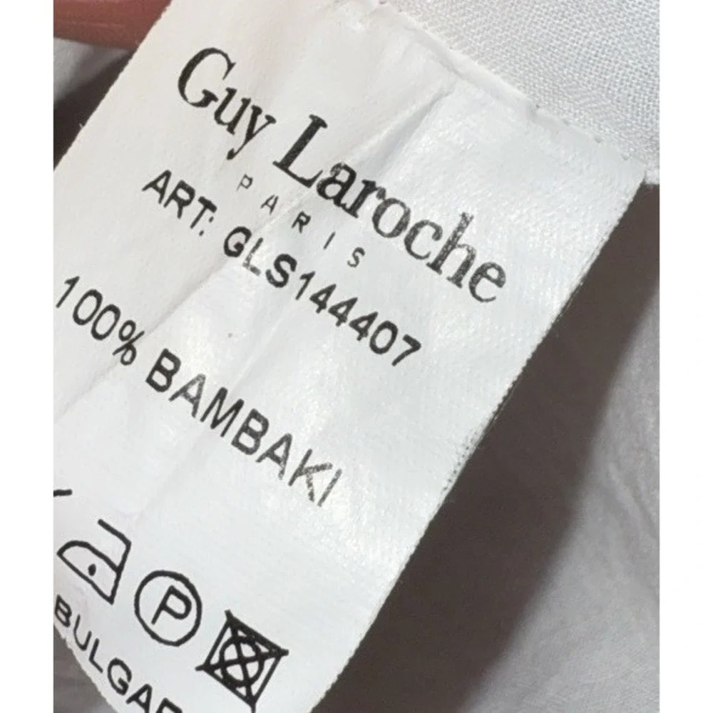 Guy Laroche Summer dress Sundress With Shoulder Straps & Smocked‎ Bodice Size 4A